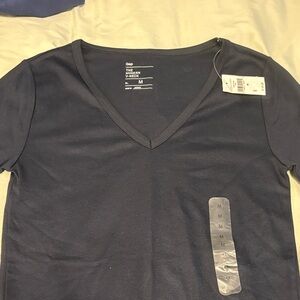 GAP Dark Blue V-Neck Tee